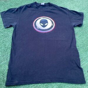 Alien T-Shirt | secure team merchandise | small black shirt